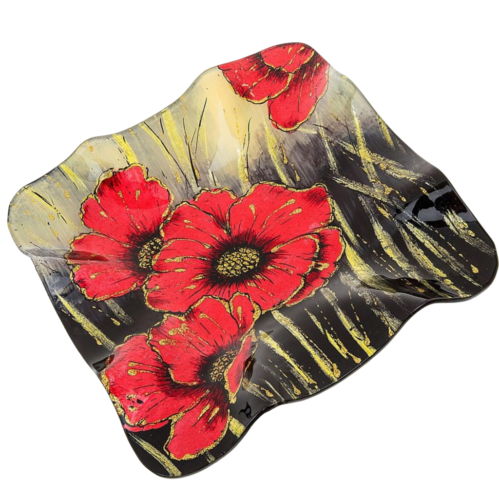 Shudehill Giftware Red Poppy Dish